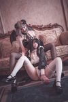 極品姐妹花Raku Haruka高清私拍▌林檎▌魅魔與修女 閨蜜懷中盡享嫩穴抽插快感 羞恥高潮
