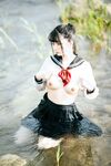 [新姬上線][會員][圖包][CosPlay]蘿莉嫩妹@超級美穴@落落Raku之閃光少女~Shining Days~ 戶外露出的學妹 密穴粉嫩 香甜可口 硬得哥哥停不下來