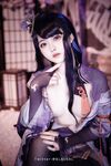 萌新推特00後露臉美少女▌白莉愛吃巧克力▌超色情Cos雷電將軍 露出粉乳嫩穴盡情展示誘人嬌軀