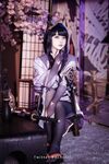 萌新推特00後露臉美少女▌白莉愛吃巧克力▌超色情Cos雷電將軍 露出粉乳嫩穴盡情展示誘人嬌軀