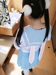 B站網紅主播小精靈蘿莉正妹【賽高淋醬】大尺度私拍 藍色JK揉奶摳穴相當哇塞了