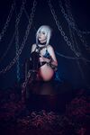 高端ACG業界女神爆機少女▌喵小吉▌Fatel Stay night黑呆 盡情欣賞嬌艷肉體